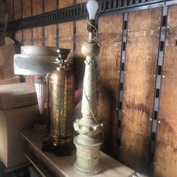 Tall lamp without shade