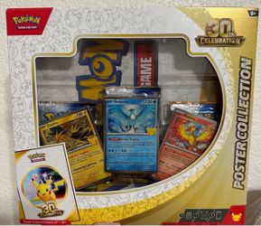 Pokemon 30th celebration poster box