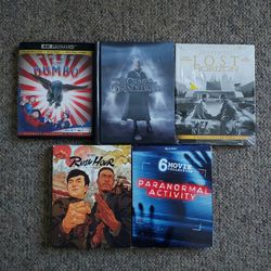 Lot of 5 Blu-rays movies