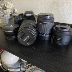 Canon Camera And Lenses 