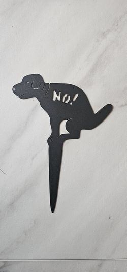 No Dog Poop Lawn/yard Singn