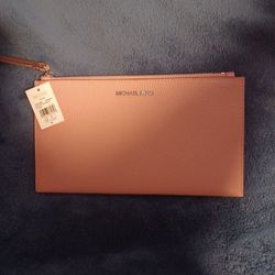 Michael Kor Wrist Clutch Pink New