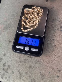 14k solid gold rope
