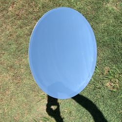 Oval mirror 30 inches up and down and 22 inches across