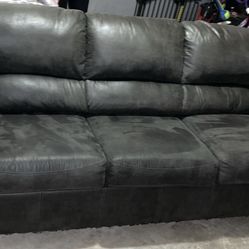 Grey Couch And Recliner Matching Set