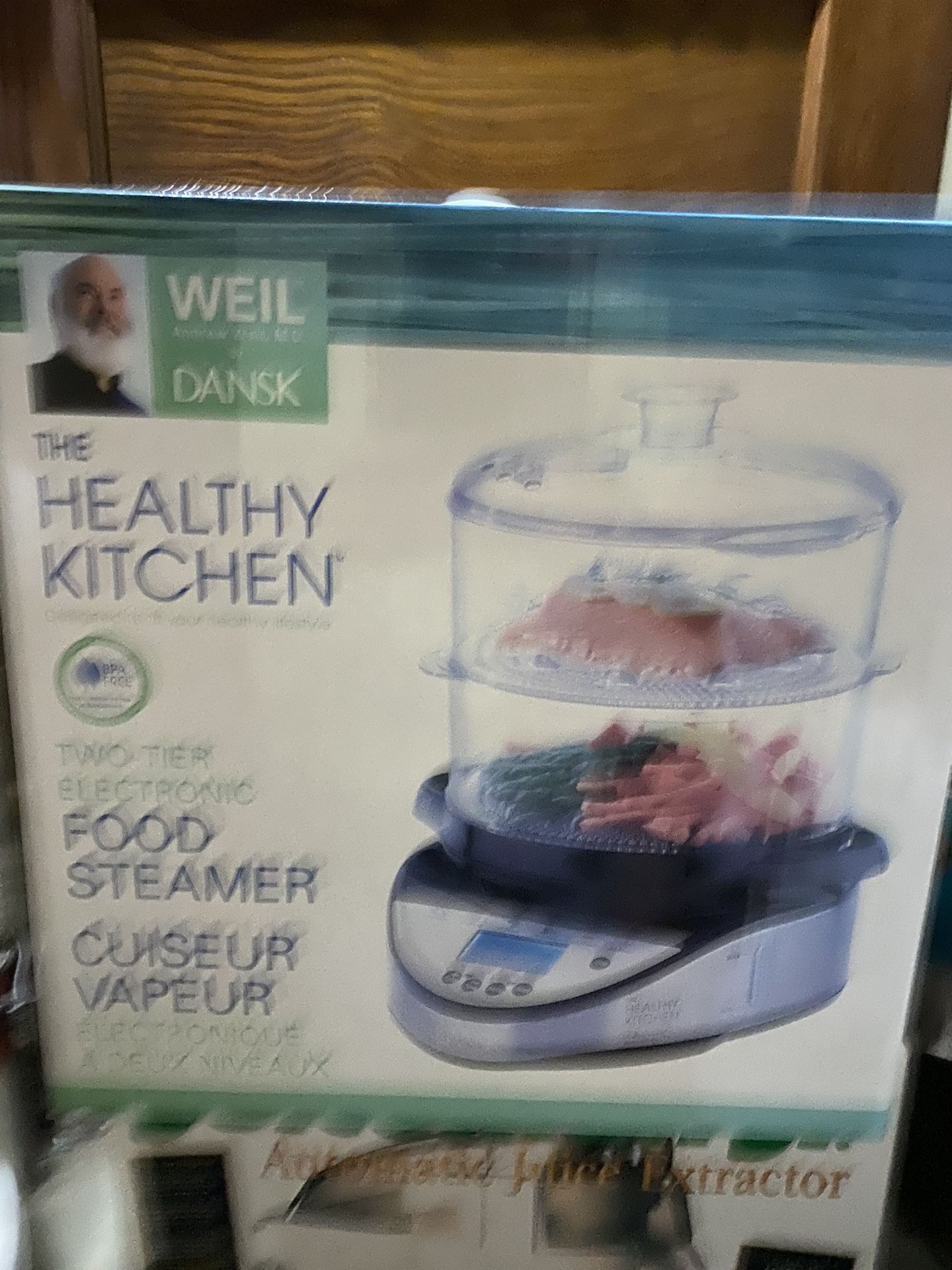 Food steamer by the healthy kitchen new in box, never used