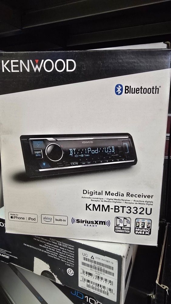 Kenwood Stereo Receiver Bluetooth USB AmFm Receiver 