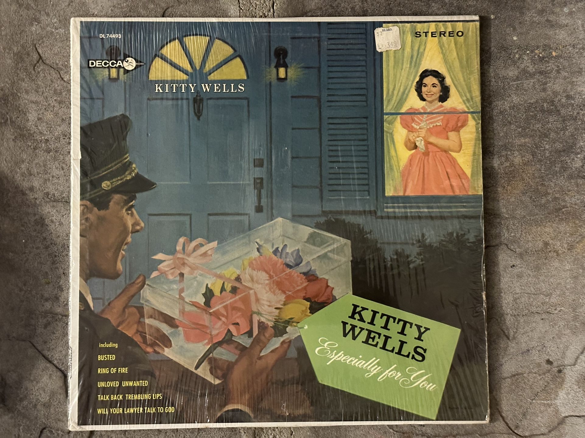 Kitty Wells - Especially For You Lp vinyl record album. Vintage. Play tested great.