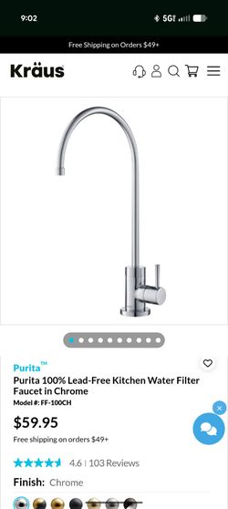 New - Kraus FF-100CH Purita - buy here and save money