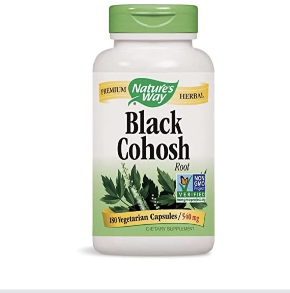Two Bottles Of Natures Way Black Cohosh Root 180 Pills, In Each Bottle