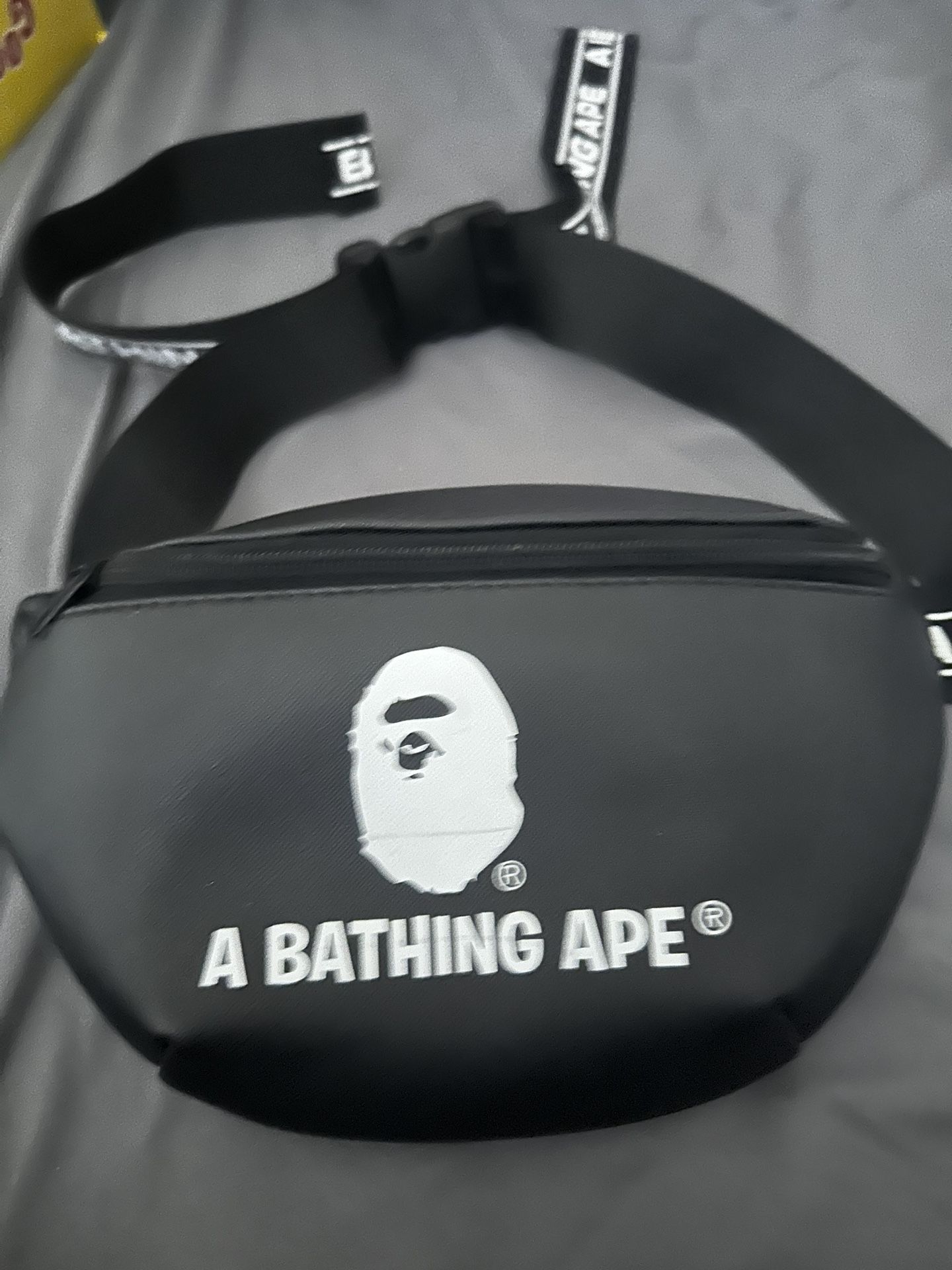 Bape ape logo waist bag