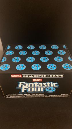Fantastic Four 4 Marvel Collector Corps XL Funko Pop New in box