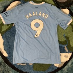 BRAND NEW Erling Haaland 25/26 Man City Jersey Size Large