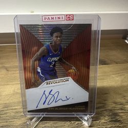 Shai Gilgeous-Alexander Panini Revolution Rookie NBA Card Auto