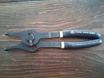 Mac 9 inch angled adjustable snap ring pliers