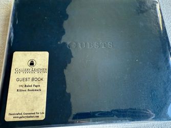 Leather Guest Book