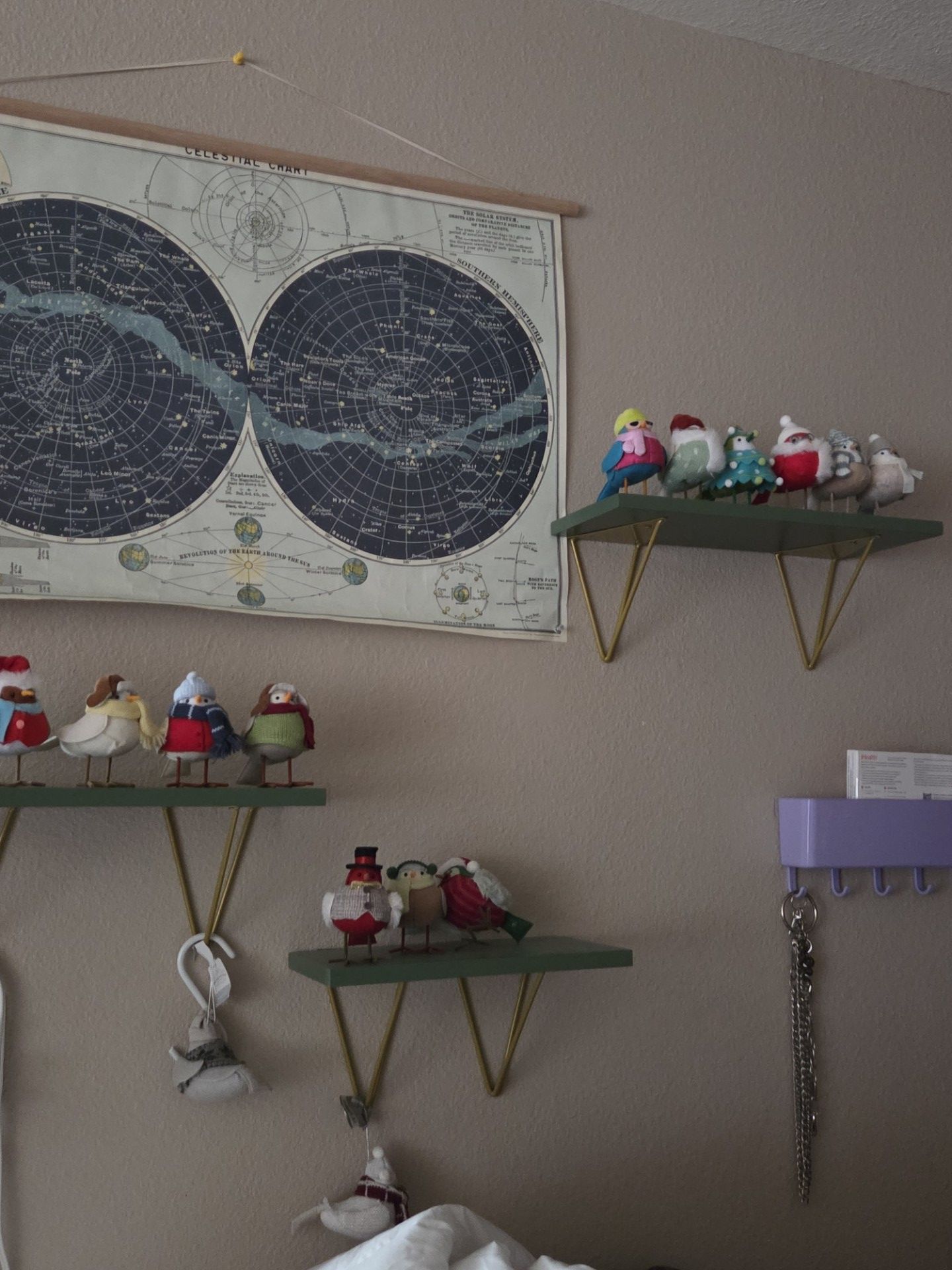 3 floating shelves