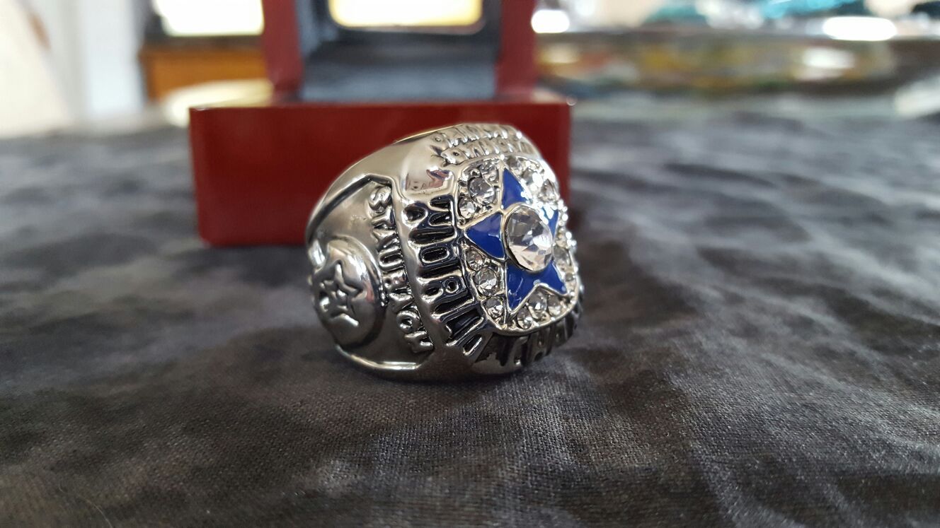 Dallas Cowboys 1971 Silver Super Bowl Championship Ring sz 12 Roger Staubach