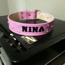 Dog collar 100%leather S,M,L,XL custom (collar para perro grandes resistentes todas las medidas)
