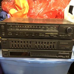 Technics Amplifier Equalizer snd Tuner