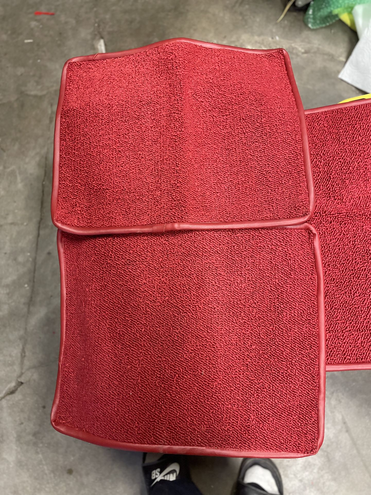 Red Loop Floor Mats