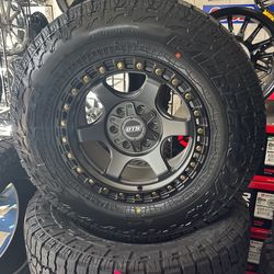 17x9 Trail DTS  Wheels & Falken AT4 Tires 17