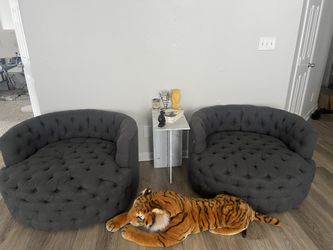 Grey Circle Living Room Couches