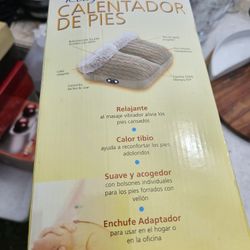 Dr Scholl's Soothing Massaging Foot Warmer With Heat & Vibration Massage,  LIKE NEW 