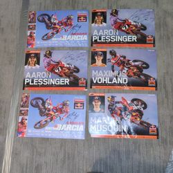 Signed KTM And GASGAS Race Team Posters