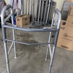 Metal Walker With Wheels 