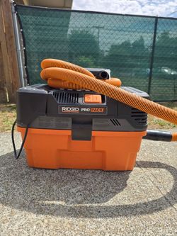 RIDGID Pro Pack Wet/Dry Shop Vacuum with Hose – Portable Shop Vac