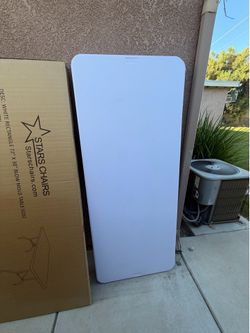 White Rectangle Table