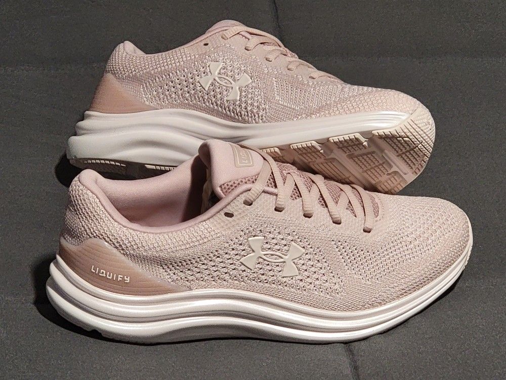 Pink Under Armour Liquify Shoes Women's Turbulence Pink And