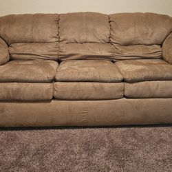 Brown Super Soft Couch