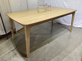 NEW! ARTICLE Plumas 71″ Dining Table – White Oak