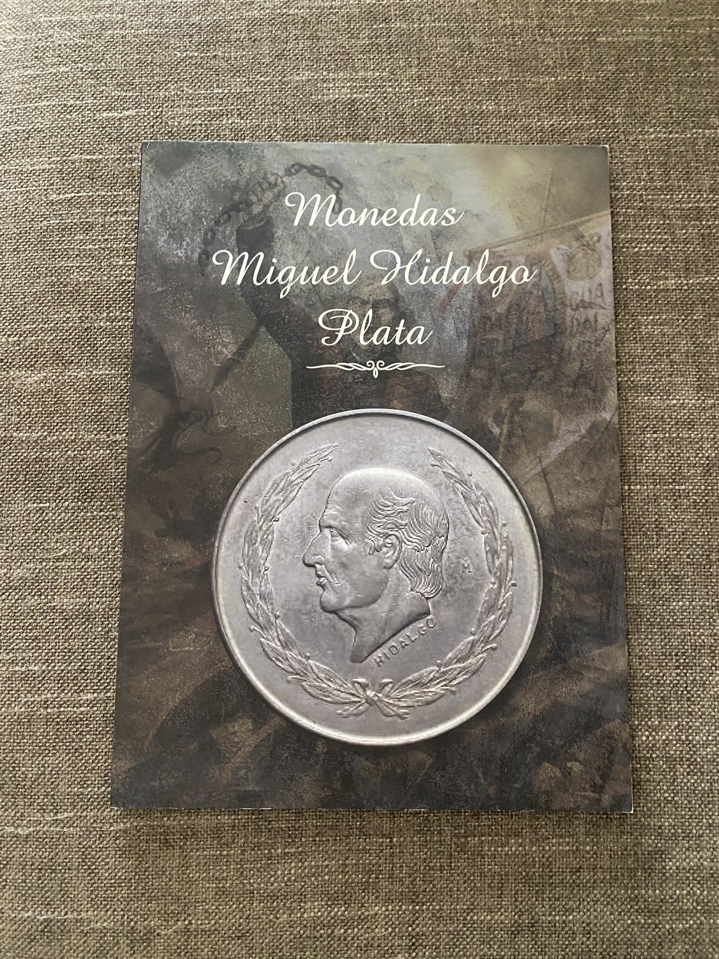 Album 5 & 10 Pesos Hidalgo 0.720 Silver (9 Coins)