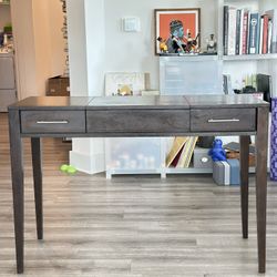 West Elm vanity desk with mirror