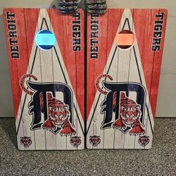 Cornhole Boards With Lights And Bags!!