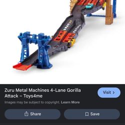 Gorilla Attack 4 Lane Track