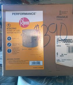 NEW Electric water heater 6GL
