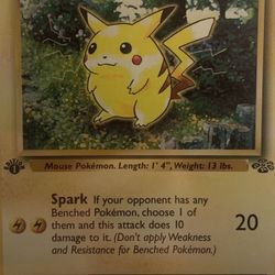 Pokémon Pikachu Jungle Base Set