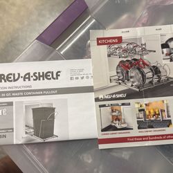 Rev A shelf Kitchen trash can 