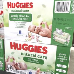 Huggies Natural Care 1024 Baby Wipes 