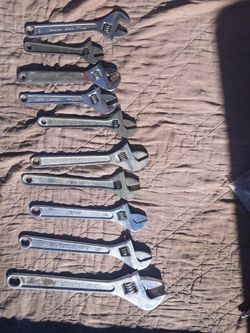 Assorted Crescent Wrenches