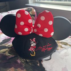 Gorro Con Orejas Minnie mouse 