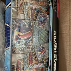Greninja Ex And Kingdra Ex Special Collection Box 