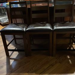 Four Counter Height Bar Stools 