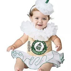 Infant Cuddly Cappuccino Starbucks Halloween Costume