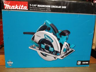 Makita 7/4 Magnesium corded lightweight circular saw brand new firm price (5377MG)