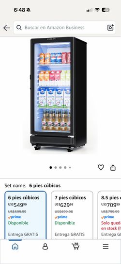 Refrigeradores comerciales de 6 pies cúbicos